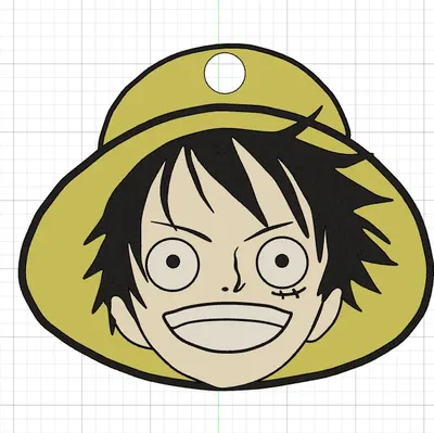 Móc khóa Luffy từ bộ truyện One Piece