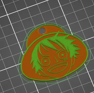 Móc khóa Luffy từ bộ truyện One Piece