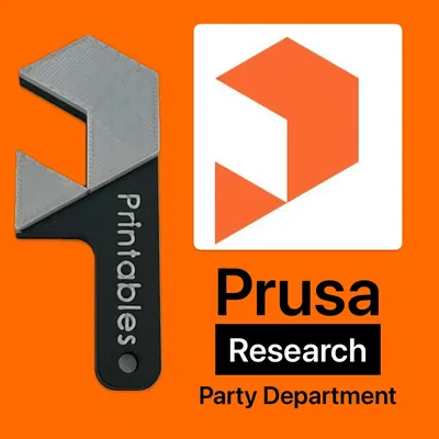 Móc khóa mở nắp chai với logo Printables