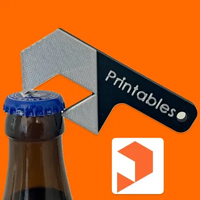 Móc khóa mở nắp chai với logo Printables