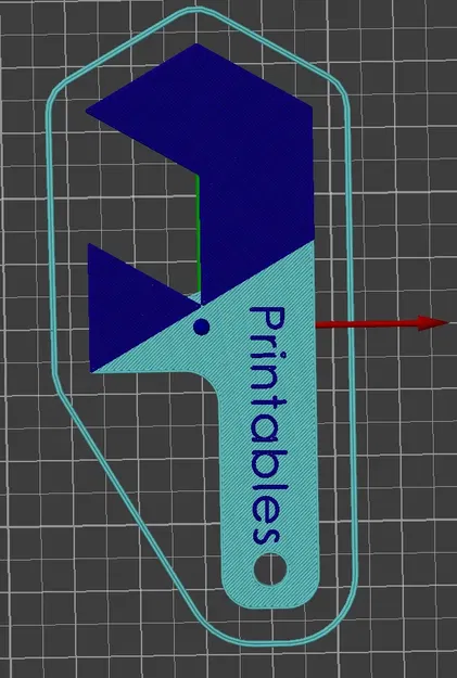 Móc khóa mở nắp chai với logo Printables - Image 4