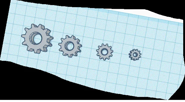Bánh răng cơ khí cho mô hình 3D học tập - Image 1