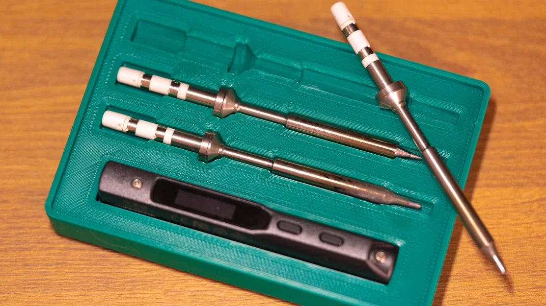 Giá đỡ TS100 với 3 khe cắm đầu hàn Gridfinity - Image 1