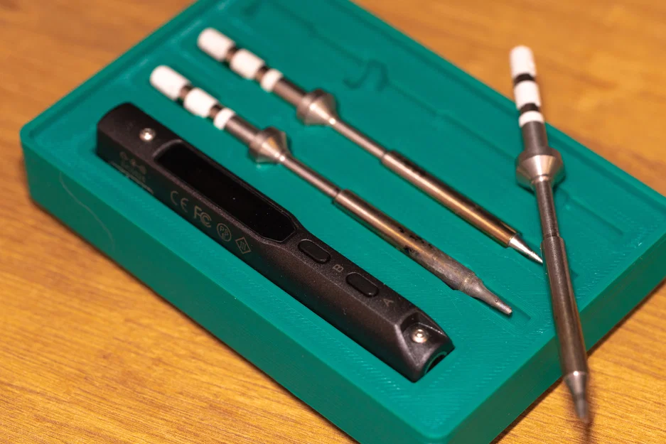 Giá đỡ TS100 với 3 khe cắm đầu hàn Gridfinity - Image 2