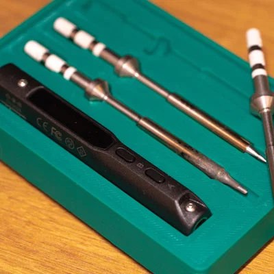 Giá đỡ TS100 với 3 khe cắm đầu hàn Gridfinity