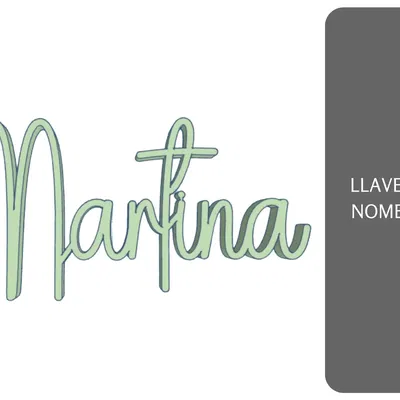 Llavero tên cá nhân phong cách độc đáo