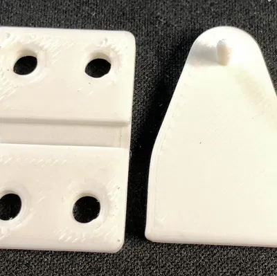 Giá đỡ rèm louver chống gió cho cửa sổ