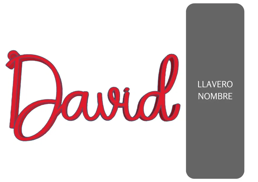 Tên móc chìa khóa cá nhân hóa 3D - Image 1