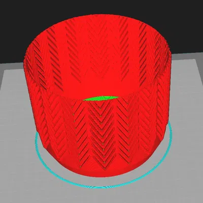 Chậu hoa kiểu khối lớn sẵn sàng in chế độ bình