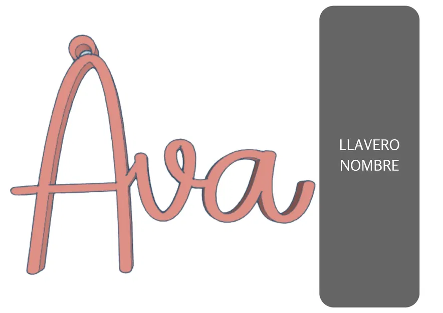 Nhẫn chìa khóa cá nhân hóa với tên riêng - Image 1