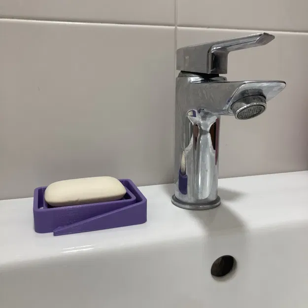 Giá đỡ xà phòng CHIOCCIOLA với thiết kế hình học đơn giản - Image 6