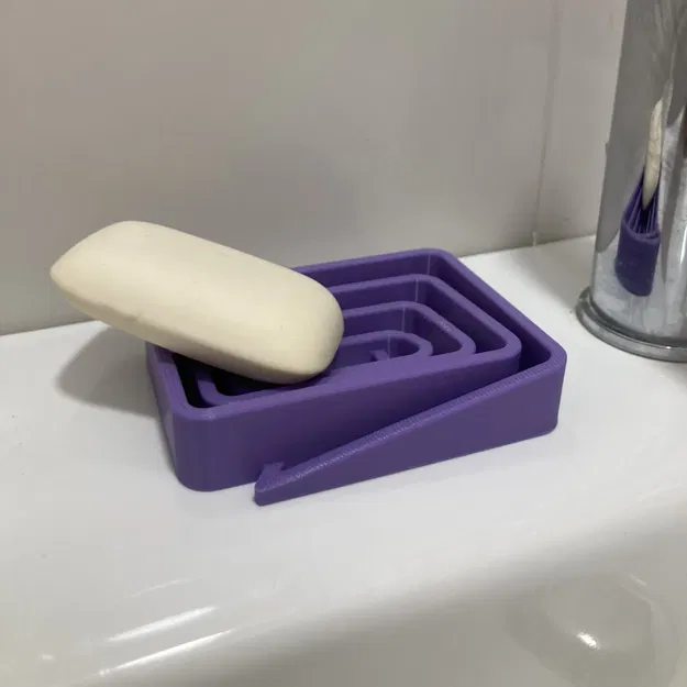 Giá đỡ xà phòng CHIOCCIOLA với thiết kế hình học đơn giản - Image 7