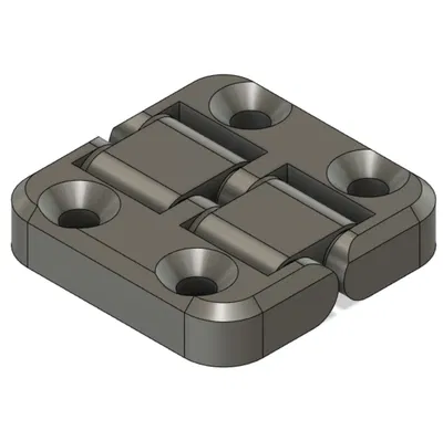 Bản lề xoay 360 độ với vít máy 3mm chìm