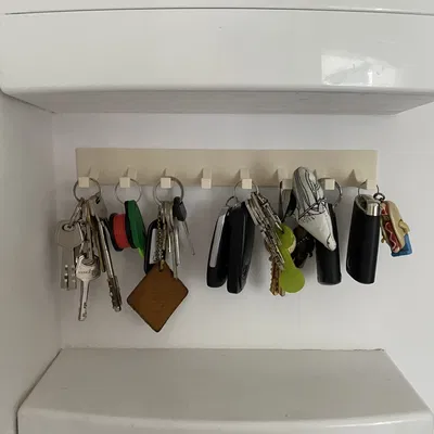 Giá treo chìa khóa tường cho 8 chìa khóa