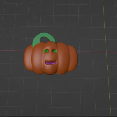 Móc khóa bí ngô dễ thương cho Halloween