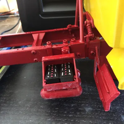 Bình ắc quy retro tỉ lệ 1/14 cho xe tải Tamiya