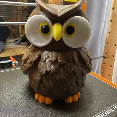 Lọ cú dễ thương từ Thingiverse