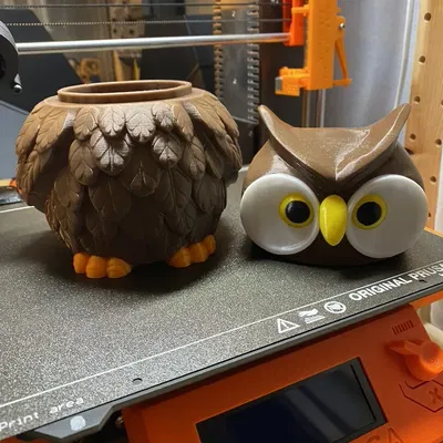 Lọ cú dễ thương từ Thingiverse