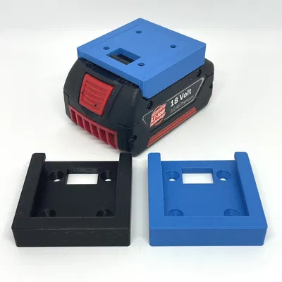 Giá đỡ pin Bosch 18V tiện lợi và gọn gàng