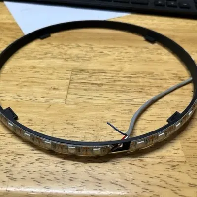 Vòng đèn LED halo cho chiếu sáng nền vật thể