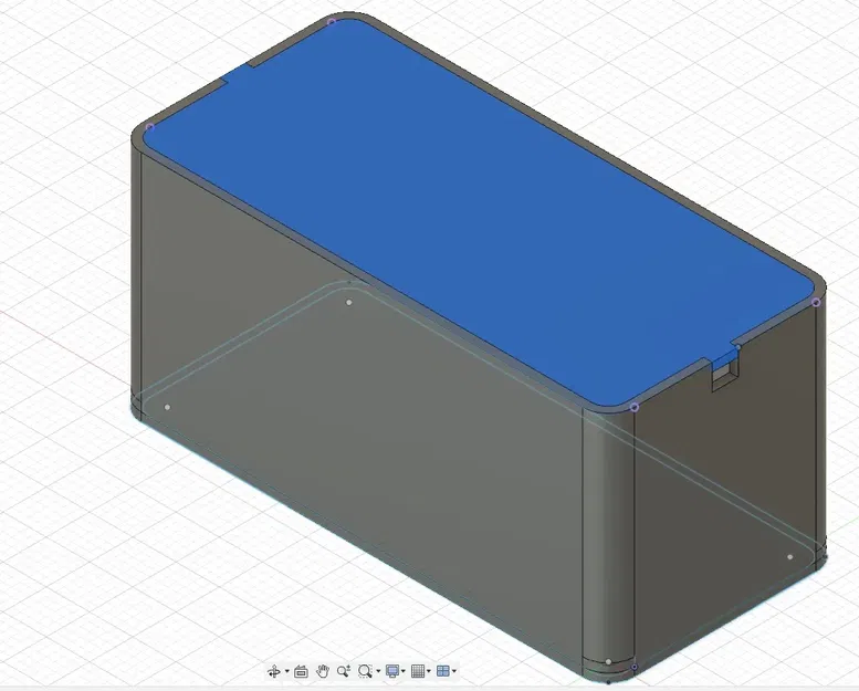 Hộp đựng PCB kích thước 25x55x25 mm với lỗ cáp - Image 1