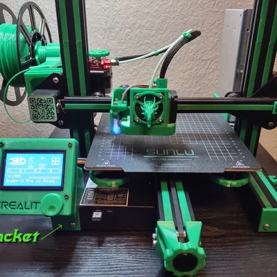 Mở rộng giá đỡ hiển thị bên trái cho Ender 3