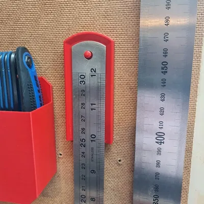 Giá đỡ thước kẻ gắn tường từ tính