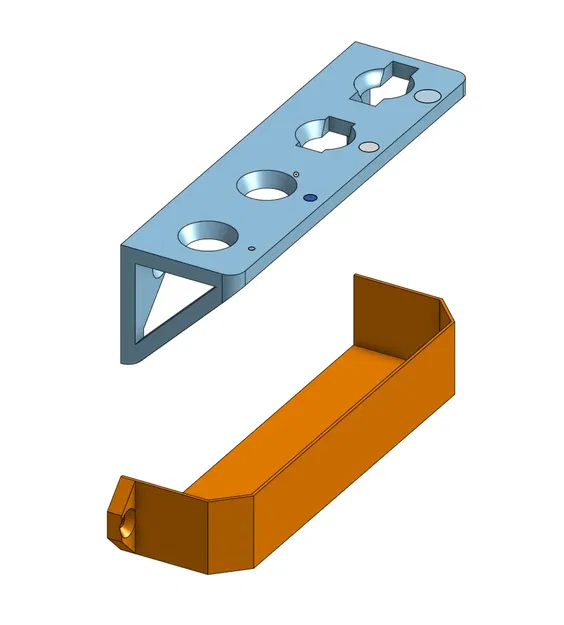 Giá đỡ chisel treo tường cho 4 chisel với nhãn hiệu - Image 2