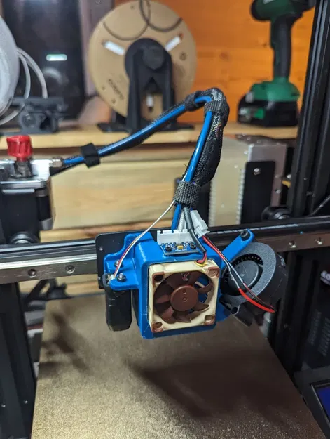 Bộ che quạt Ender3 với làm mát phần 5015, BLTouch và giá đỡ cảm biến gia tốc ADXL345 - Image 1