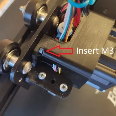 Bộ ống dẫn quạt Ender 3 V2 cho quạt làm mát 5015 với giá đỡ BLTouch