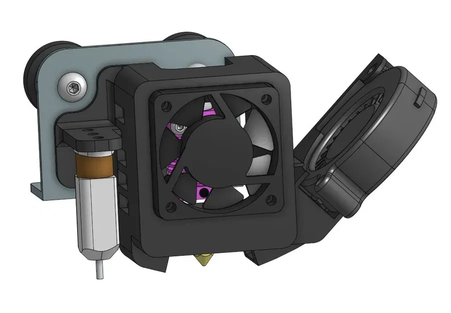 Bộ ống dẫn quạt Ender 3 V2 cho quạt làm mát 5015 với giá đỡ BLTouch - Image 3