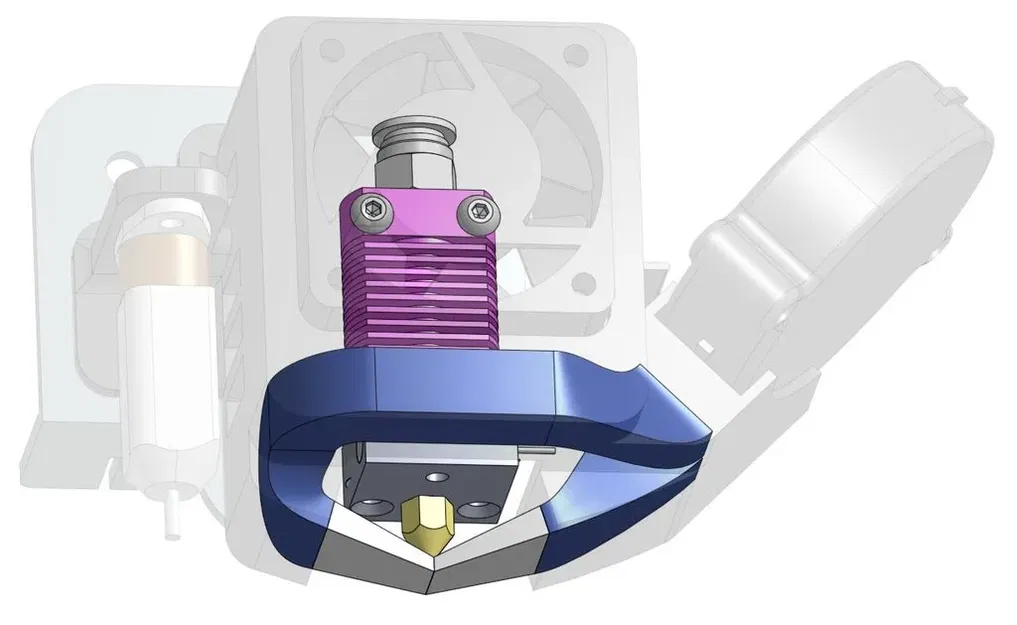 Bộ ống dẫn quạt Ender 3 V2 cho quạt làm mát 5015 với giá đỡ BLTouch - Image 5