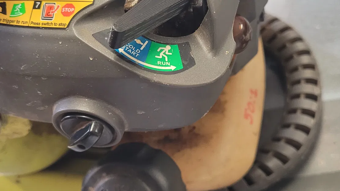 Cần điều chỉnh cần gạt chế độ choke cho máy thổi lá Ryobi - Image 1