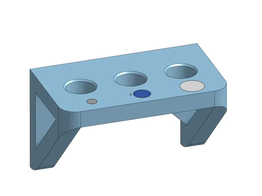 Giá đỡ đục lỗ treo tường có nhãn kích thước - Image 2