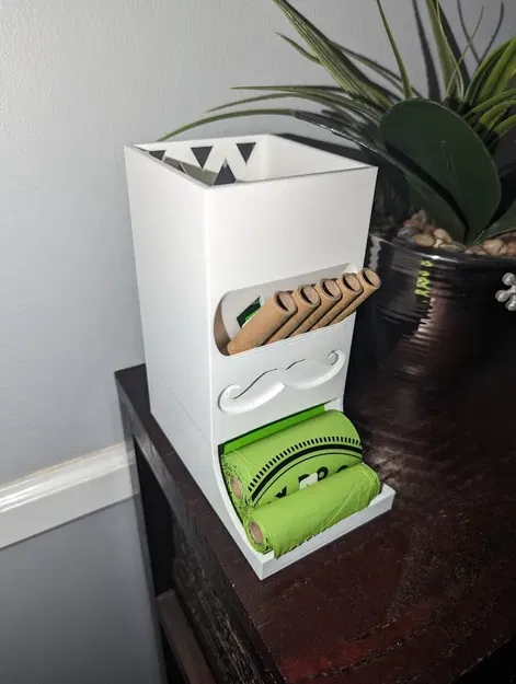 Máy phân phối túi phân chó tiện lợi gần cửa chính - Image 1