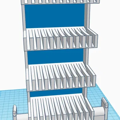 Giá đỡ xà phòng 4 tầng với móc treo tiện lợi