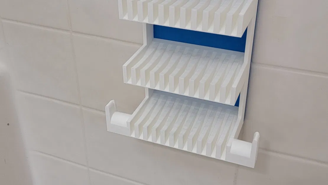 Giá đỡ xà phòng 4 tầng với móc treo tiện lợi - Image 3