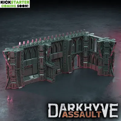 Tổng hợp mô hình địa hình DarkHyve Assault cho trò chơi bàn