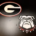 Biểu tượng UGA Bulldogs 3D độc đáo cho máy in 3D - Thumbnail 4
