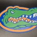 Biểu tượng đội bóng UF Gators 3D sắc nét - Thumbnail 1