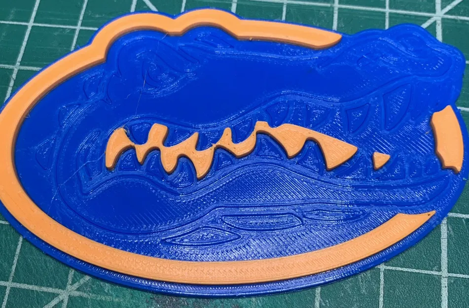 Biểu tượng đội bóng UF Gators 3D sắc nét - Image 2