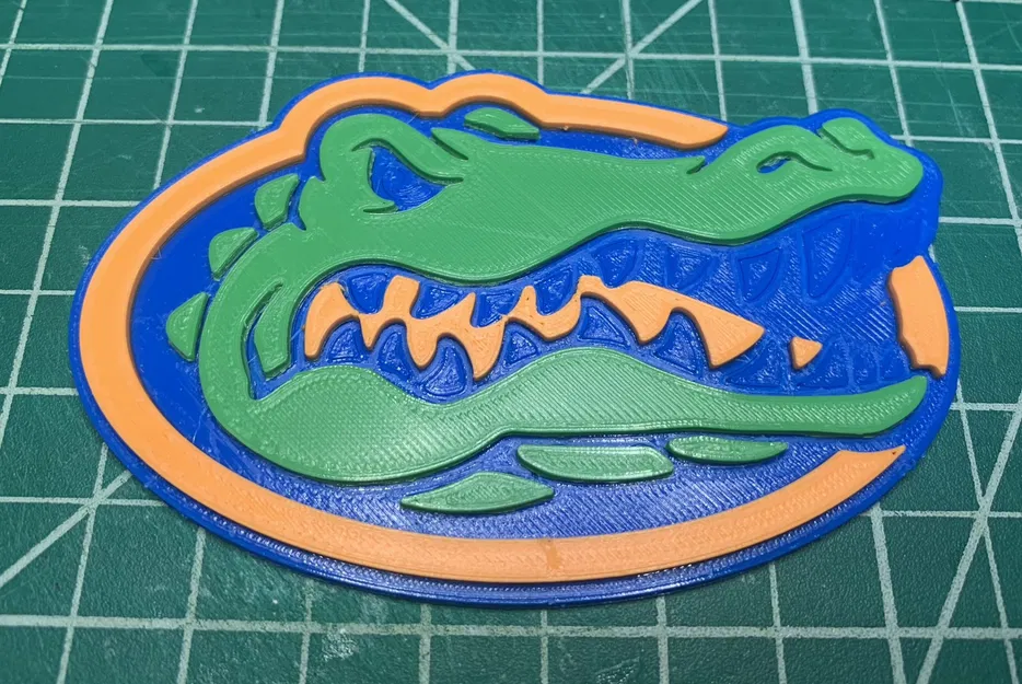 Biểu tượng đội bóng UF Gators 3D sắc nét - Image 5