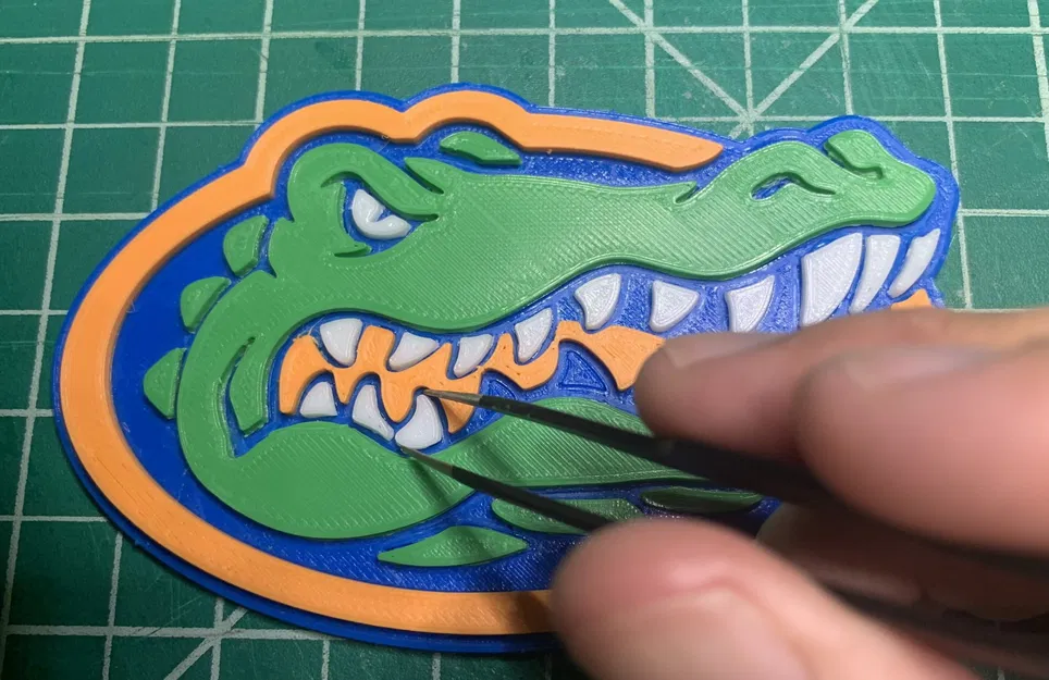 Biểu tượng đội bóng UF Gators 3D sắc nét - Image 6