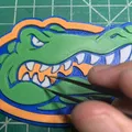 Biểu tượng đội bóng UF Gators 3D sắc nét - Thumbnail 6