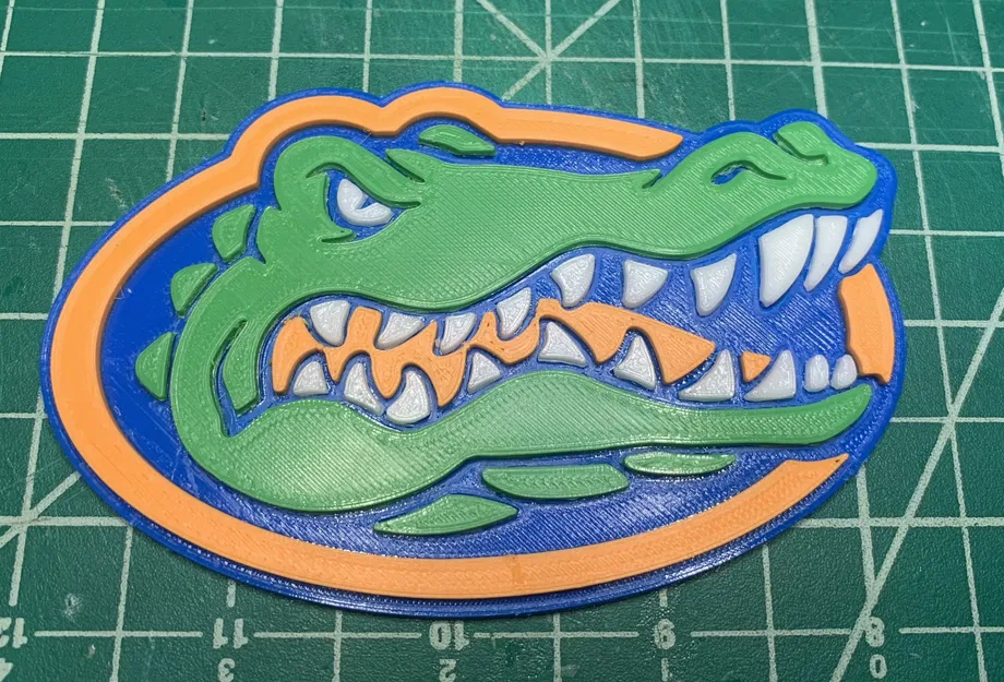 Biểu tượng đội bóng UF Gators 3D sắc nét - Image 7