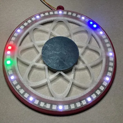 Đồng hồ LED hình vòng với điều khiển ESP8266