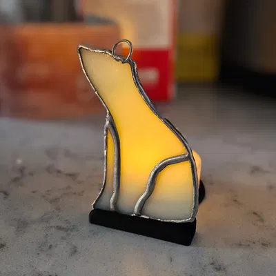 Giá đỡ ánh nến tea light bằng kính màu