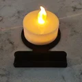 Giá đỡ ánh nến tea light bằng kính màu - Thumbnail 3