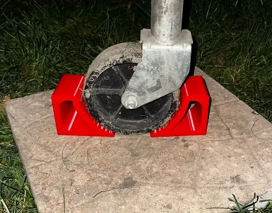 Bánh xe giữ cho kích jack kéo rơ moóc 6 inch - Image 1