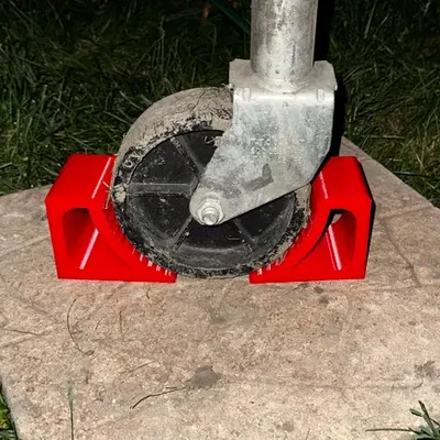 Bánh xe giữ cho kích jack kéo rơ moóc 6 inch